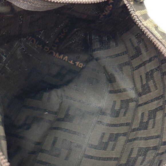 FENDI Zucca pattern Multi-case all-over pattern accessory case Pouch Brown - Picture 8 of 12